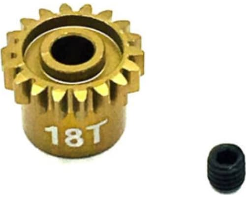 Ultra light weight Aluminum Pinion Gear Thin 48 Pitch 18 Tooth photo