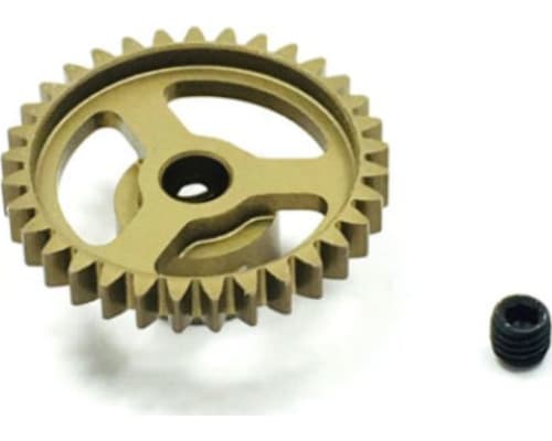 Ultra light weight Aluminum Pinion Gear Thin 48 Pitch 33 Tooth photo