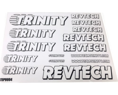 Trinity Revtech Sticker Sheet (2) White Tep9994 photo