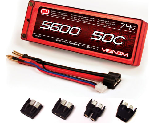 discontinued Lipo 2s 7.4v 5300mah 70c Hardcase Univ Plug photo