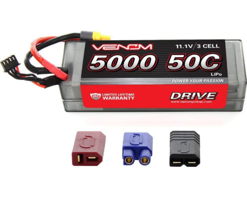 discontinued DRIVE 50C 3S 5000mAh 11.1V LiPo HC :UNI 2.0 Plug photo