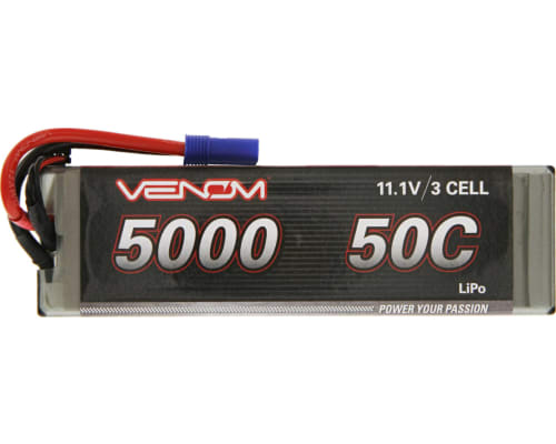 Drive 50c 3s 5000mah 11.1v LiPo Hardcase Flat Pack Battery EC5 photo