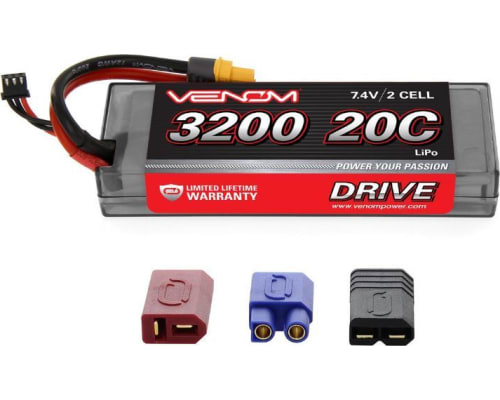 DRIVE 20C 2S 3200mAh 7.4V LiPo HC : UNI 2.0 Plug photo