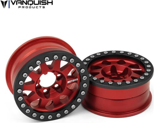 Method 1.9 Race Wheels 101 Red Anodized V2 (2) photo