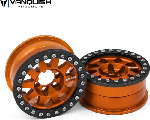 Method 1.9 Race Wheel 101 Orange Anodized V2 Beadlock (2) photo