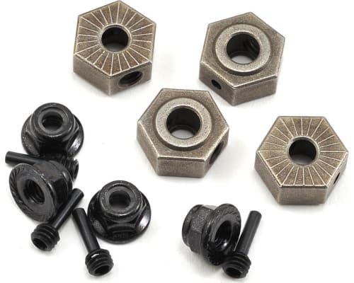 Wheel Hexes Pins & Serrated Lock Nut: Asn 4 photo