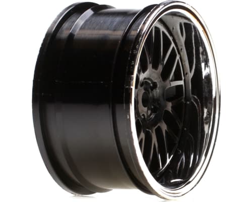 discontinued Rear Wheel 54 x 30mm Deep Mesh chrome/Black (2): V1 photo