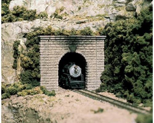 N Single Tunnel Portal Cut Stone 2 photo