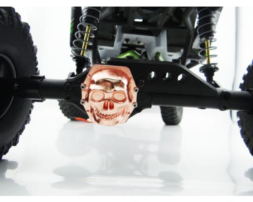 Metal Skull AR60 Diff Cover (Rose Gold) - Yeti Wraith AX10 photo