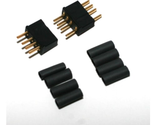 Micro 4R 4 Pin Connector Black photo