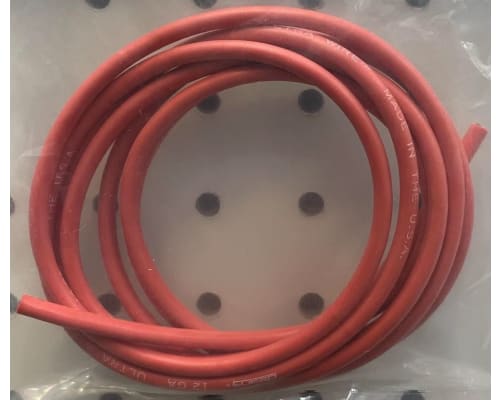 6 feet Red 12 Gauge Ultra Wire photo