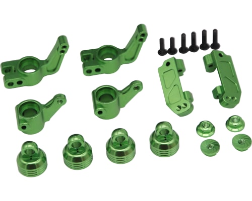 Green Aluminum Suspension Beef Up Kit Traxxas 1/10 2WD photo