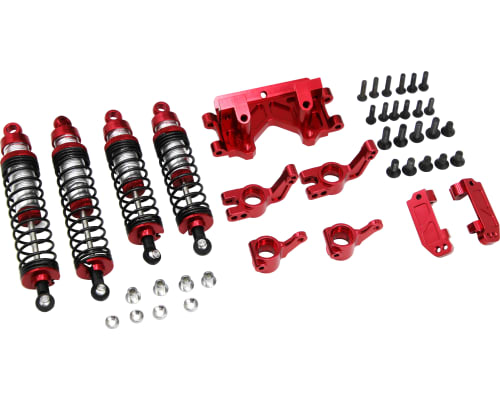 Red Suspension Tuning Hop up Set Traxxas 1/10 2WD photo