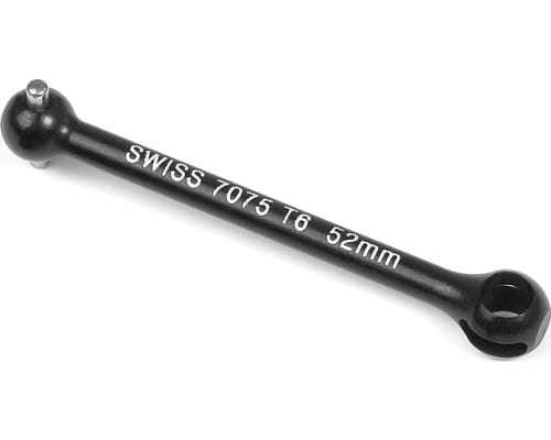 aluminum drive shaft Swiss 7075 T6 - hard coated - 52mm photo