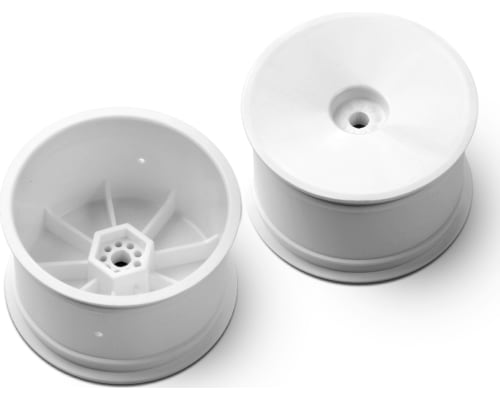 2WD/4WD Rear Wheel Aerodisk W/12mm Hex Ifmar - White - Hard (2) photo