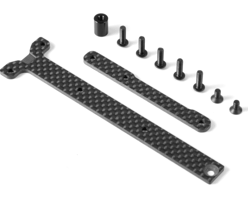 Graphite Chassis Brace Upper Deck - Short Pack (2) photo