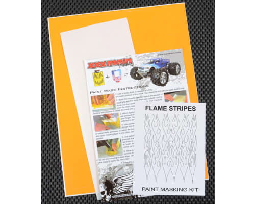 Flame Stripes Paint Mask photo