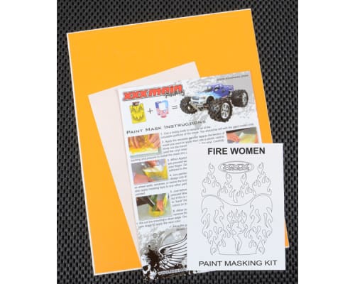 Fire Women Paint Mask photo