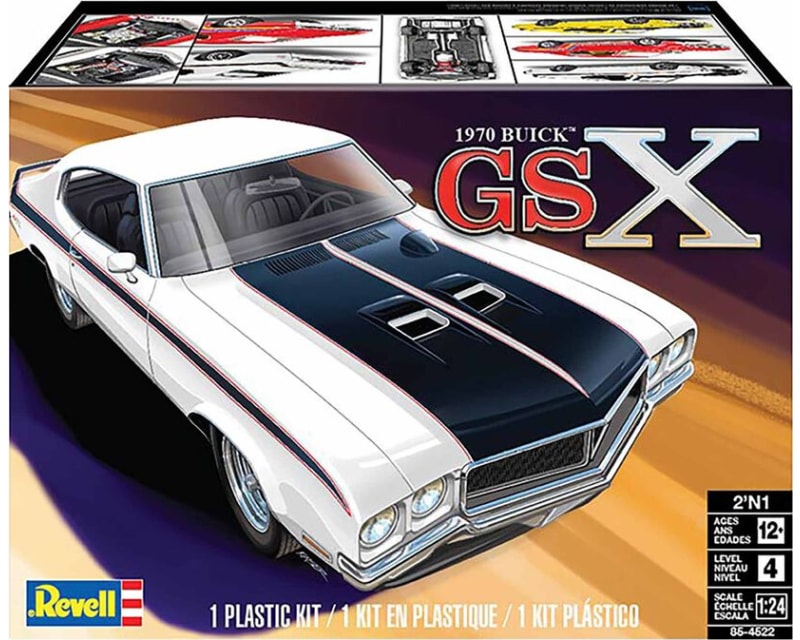 1/24 70 Buick GSX 2N1 Plastic Model Kit