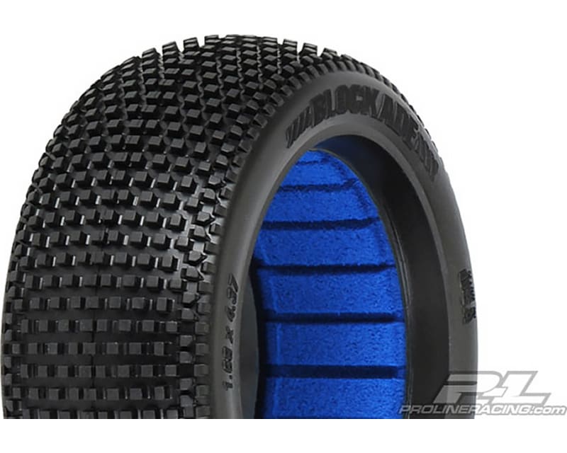 Tap to zoom Blockade M3 Soft Offroad 1/8 Buggy Tires Fr/Re (2)