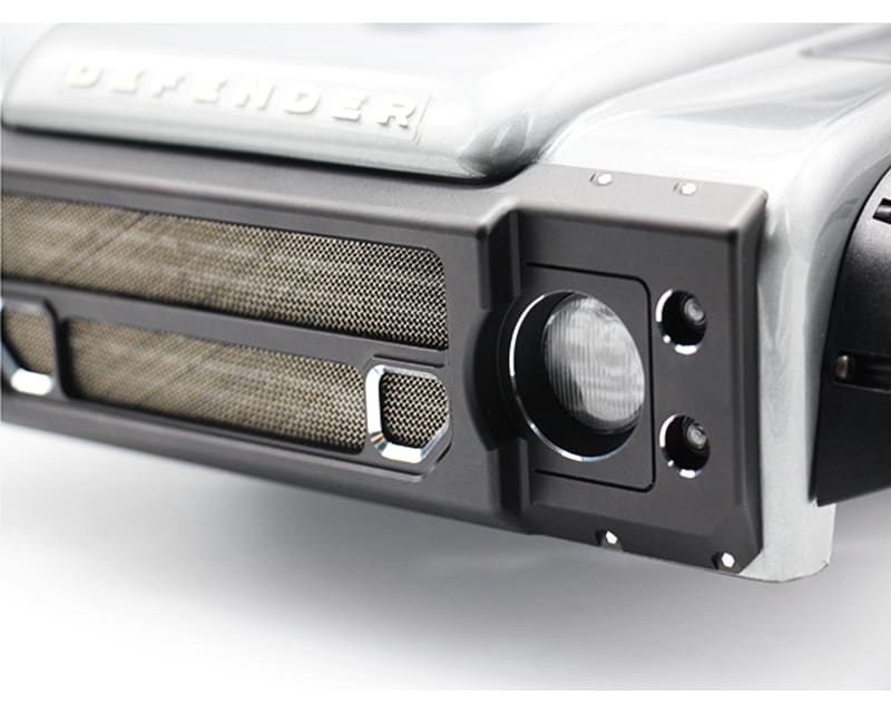 Black Anodized Aluminum Grille: TRX4 Defender Body