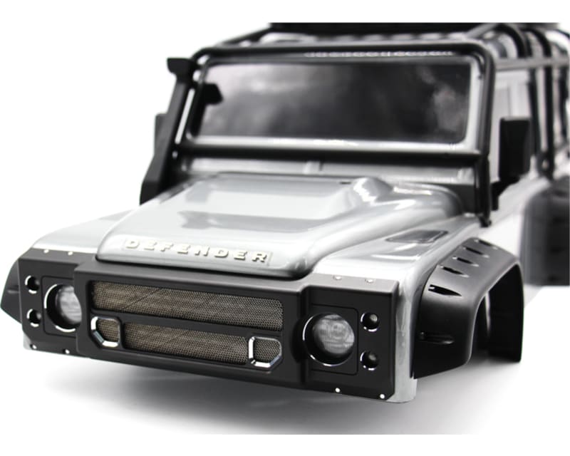 Black Anodized Aluminum Grille: TRX4 Defender Body