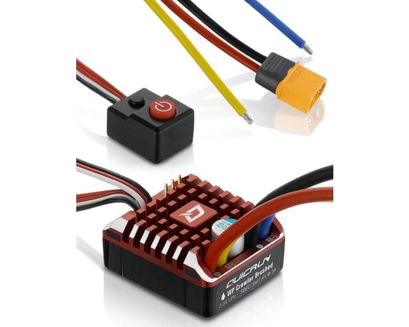 Quicrun WP1080 Waterproof Rock Crawler Brushed Esc
