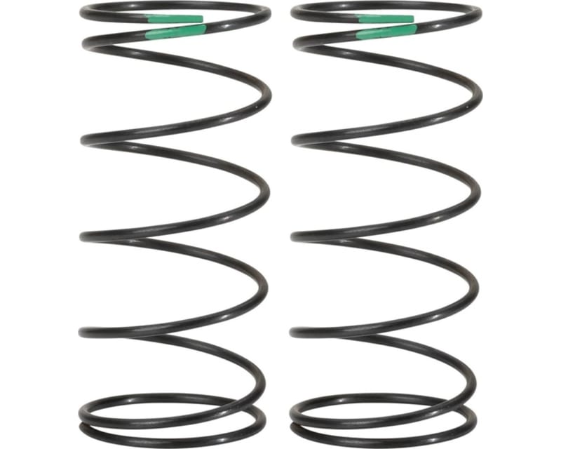 X-Gear 13mm Buggy Front Springs - 2x Hard 6.25t Green photo