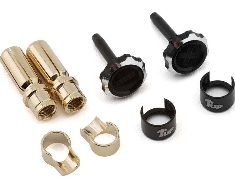 Lockdown Adjustable Bullet Plug Grips W/5mm Bullets (Black/Black