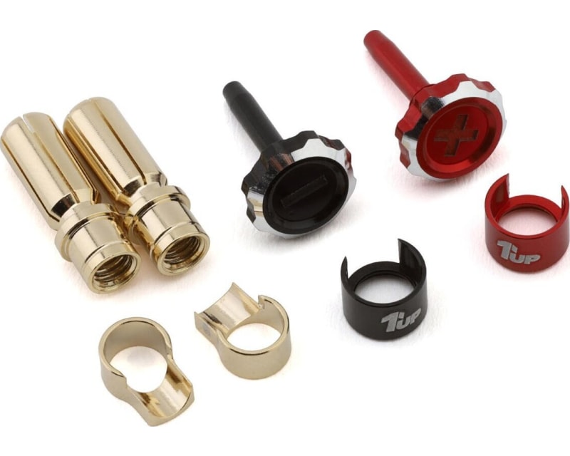 Lockdown Adjustable Bullet Plug Grips W/5mm Bullets (Red/Black)