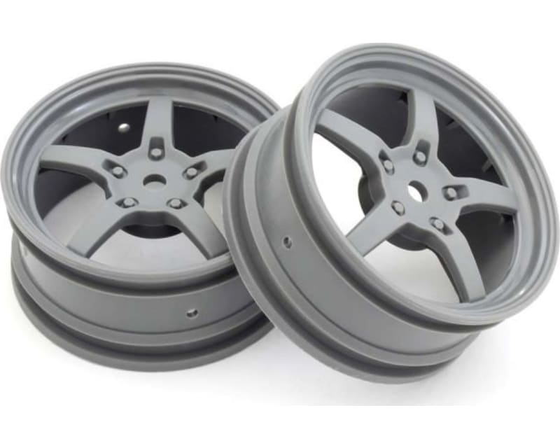 5-Spoke Racing Wheel (Gray/2 pieces)