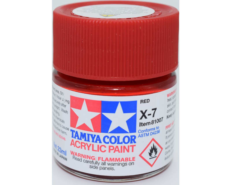 Acrylic X7 Gloss Red