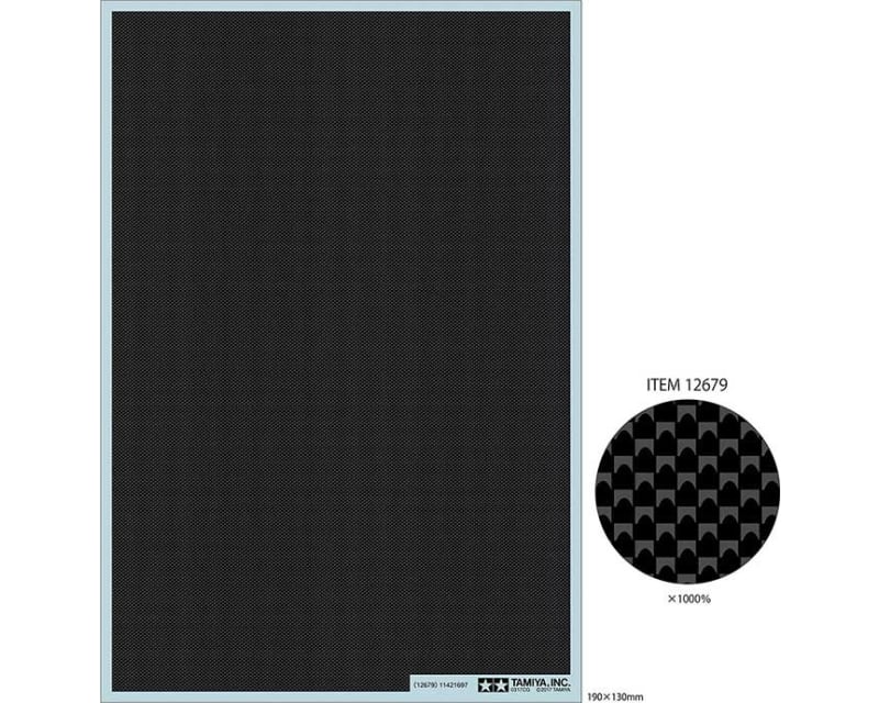 Carbon Pattern Decal Sheet (Plain Weave)