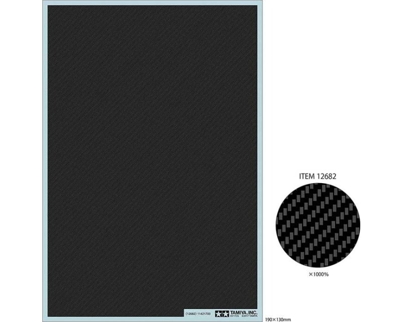 Carbon Pattern Decal Sheet (Twill Weave)