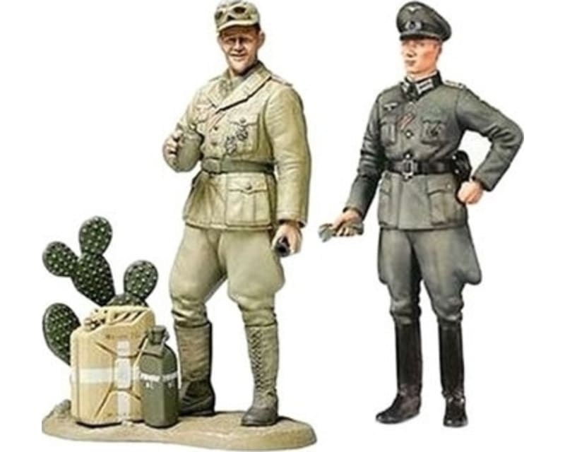 1:35 Wwii Wehrmacht Officer & Africa Corps Tank Crewman