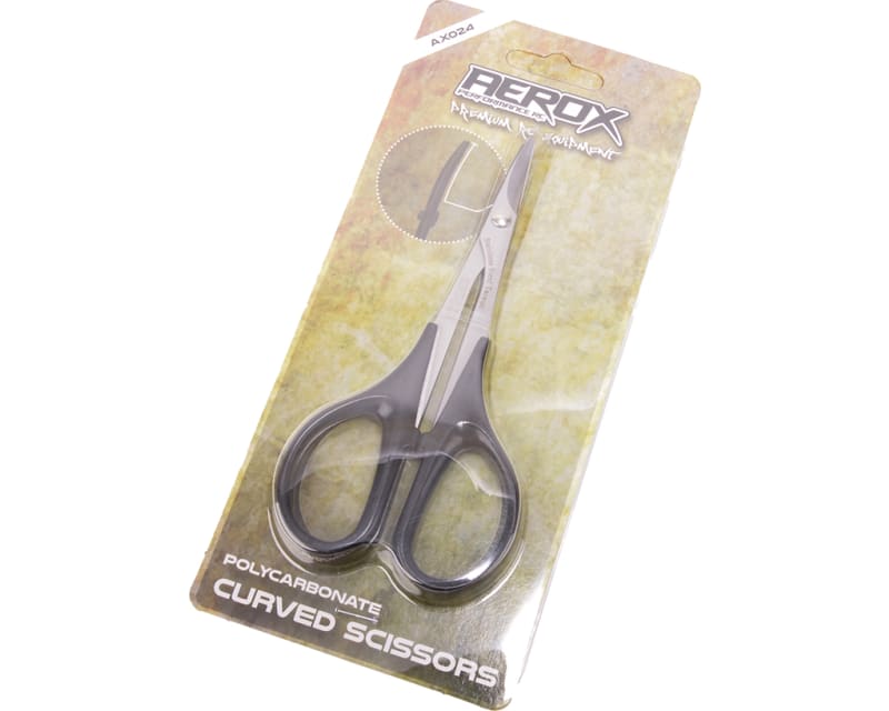 AEROX Curved Body Scissors - Stainless Steel