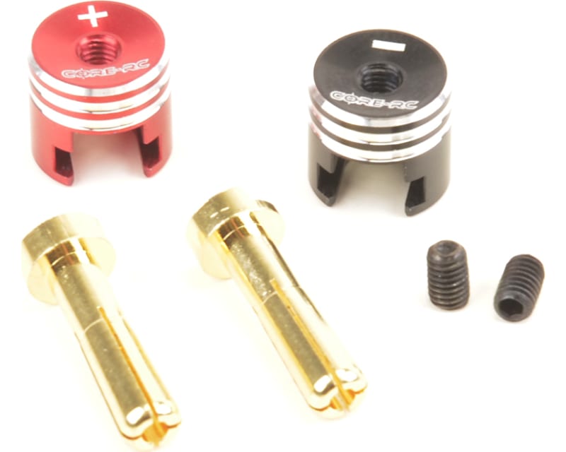 Core RC Heat Sink Bullet Plug Grips - 4mm
