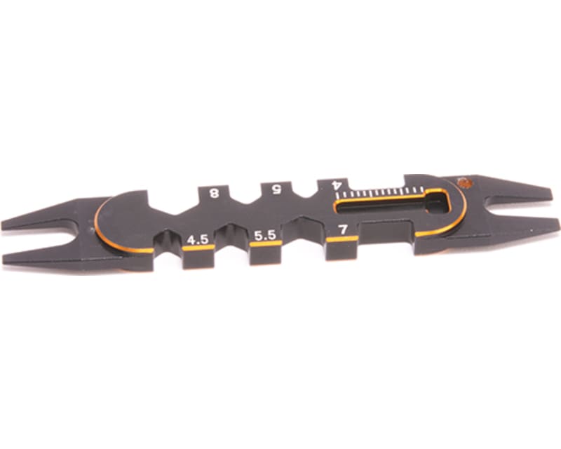 Multi Function Tool Ball Joint/Spanner - Black/Gold photo