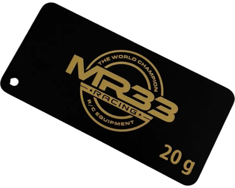 Mr33 Brass Shorty Battery Weight Plate 20g