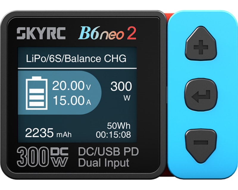 SKY RC B6neo 2 DC Smart Charger - Red/Blue 