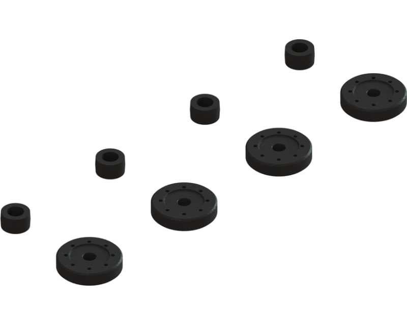 Shock Pistons & cartridge Spacers 4 Shocks