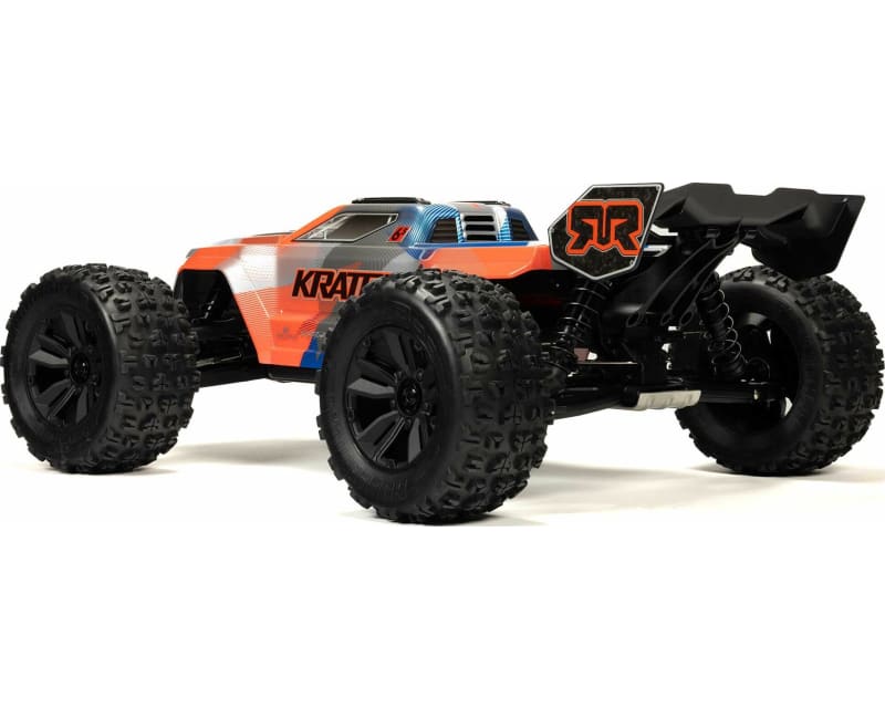 1/8 Kraton 4x4 6s Blx brushless V6 Speed Truck RTR Blue/Orange