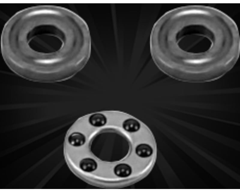 Grade 5 Ceramic Caged Thrust Bearing Ae/Tlr 1:10 Scale