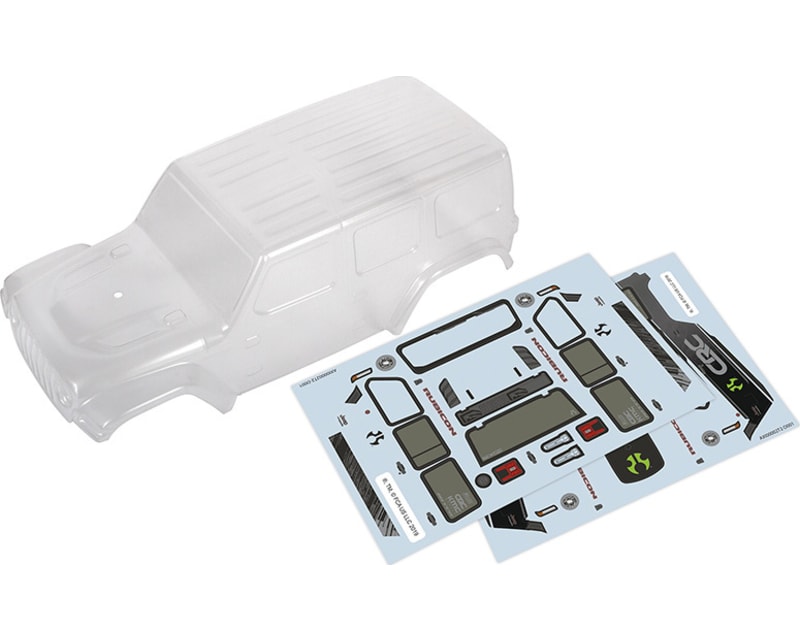 2019 J33P JLU CRC Body Clear & Precut: SCX24