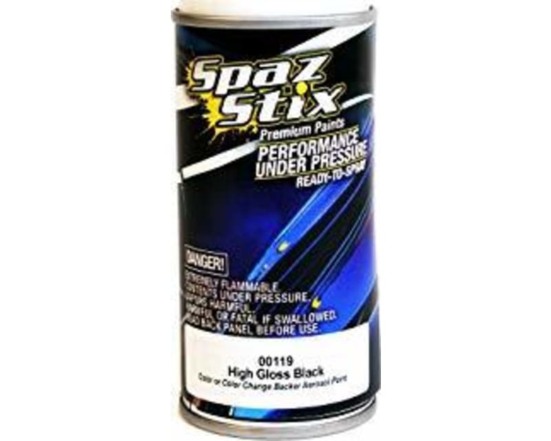 High Gloss Black/Backer Aerosol Paint 3.5oz Can