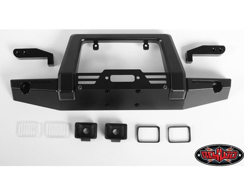 Pawn Metal Front Bumper w/Lights for TRA TRX-4