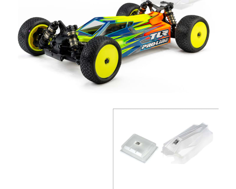 Tap to zoom Pre-Cut Sector Light Weight Clear Body for TLR 22X-4 2.0