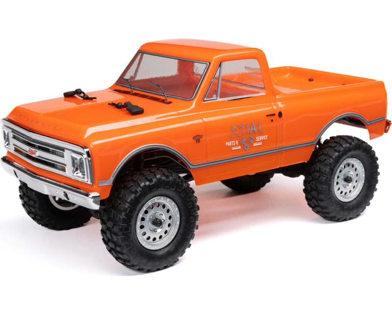 1/24 Scx24 1967 Chevrolet C10 4WD Truck RTR Orange