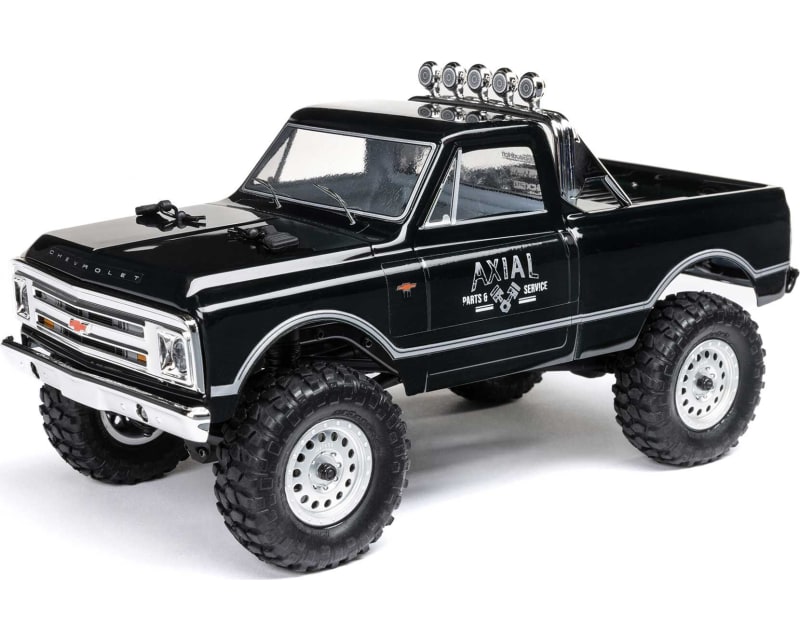 1/24 Scx24 1967 Chevrolet C10 4WD Truck RTR Black