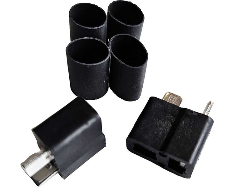 Ultra Plug Hb Female 2 Pack 1/4 Inch Shrink Tubing 10-12 Gauge W photo